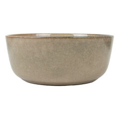 BOL 'AKALA' 680 ML Ø15x6,2 CM BEIGE STONEWARE (6 UNITÉ)