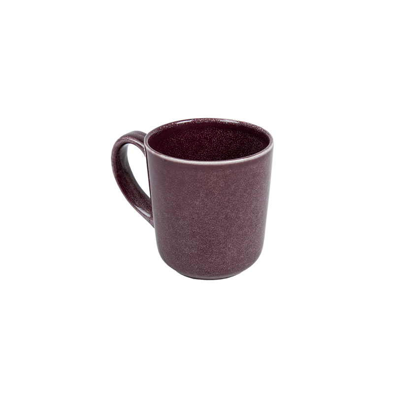 TASSES À CAFÉ 'AKALA' 390 ML Ø 9x6x10 CM BORDEAUX STONEWARE (6 UNITÉ)