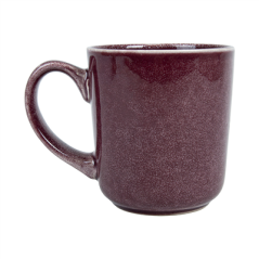 TASSES À CAFÉ 'AKALA' 390 ML Ø 9x6x10 CM BORDEAUX STONEWARE (6 UNITÉ)