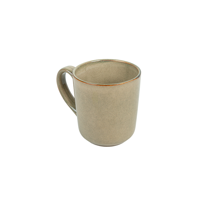 TASSES À CAFÉ 'AKALA' 390 ML Ø 9x6x10 CM BEIGE STONEWARE (6 UNITÉ)