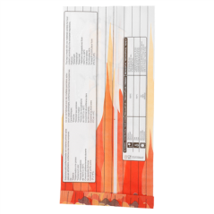 SACS POUR 1/2 POULET  40 G/M2 + 20µ PP 13+7,5x28 CM BLANC PAPIER (1000 UNITÉ)