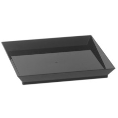ASSIETTE CUBIK NOIR 130