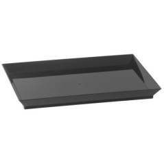 ASSIETTE CUBIK NOIR 180