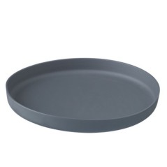 ASSIETTE SANTO GRISE Ø160