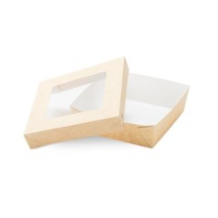 BARQUETTE NATURAL KRAFT 40CL + COUVERCLE