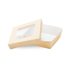 BARQUETTE NATURAL KRAFT 1L + COUVERCLE