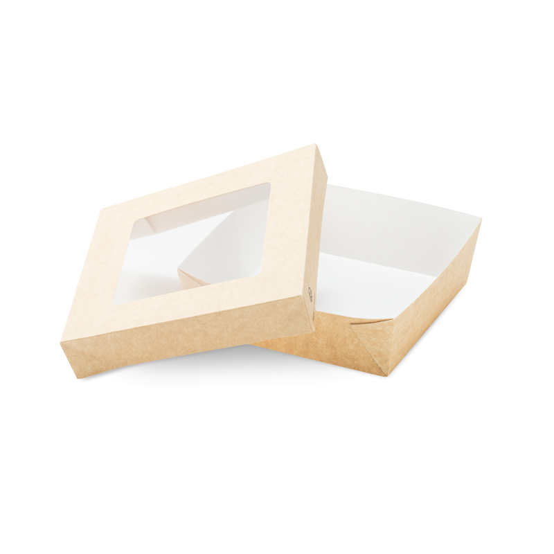 BARQUETTE NATURAL KRAFT 1L + COUVERCLE