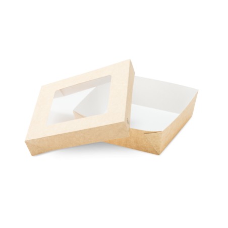 BARQUETTE NATURAL KRAFT 1L + COUVERCLE