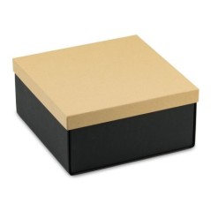 COFFRET ALLURE NOIR AVEC COUVERCLE KRAFT