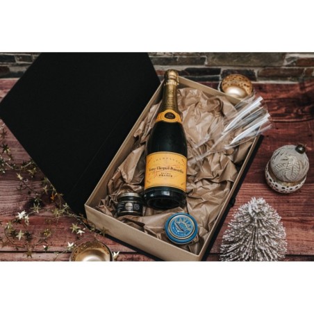 COFFRET ALLURE NOIR/KRAFT XL AVEC RUBAN