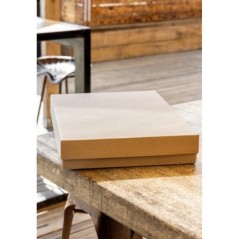 COUVERCLE PLATEAU À FAIRE KRAFT