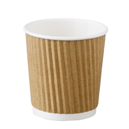 GOBELET CANNELÉ KRAFT 10CL