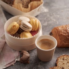 GOBELET CANNELÉ KRAFT 10CL