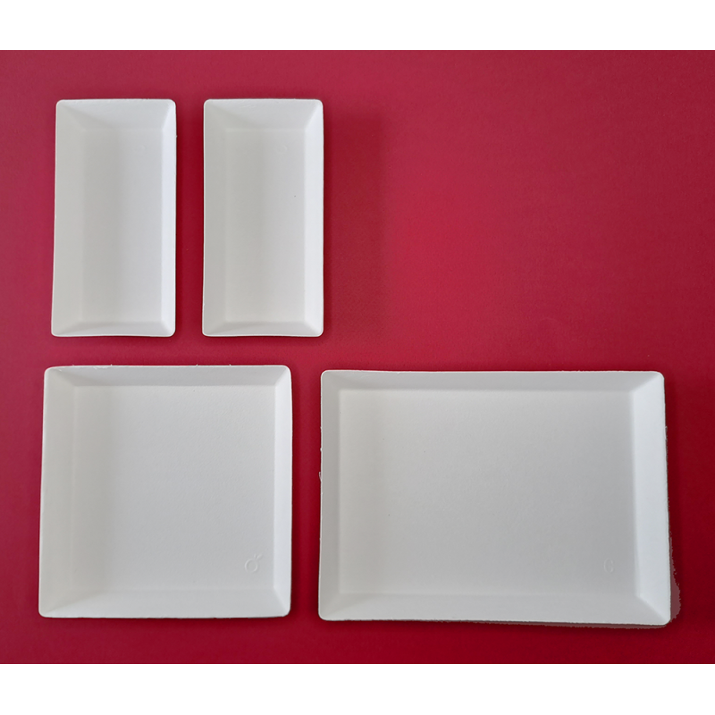 KIT ASSIETTES CUBIK FIBRA "VERSION A"