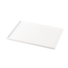PLATEAU TEXTURA ATLAS 1/2 BLANC