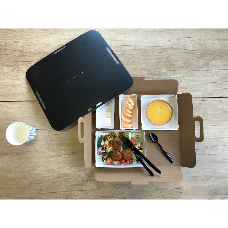 PLATEAU BOX NOIR + COUVERCLE