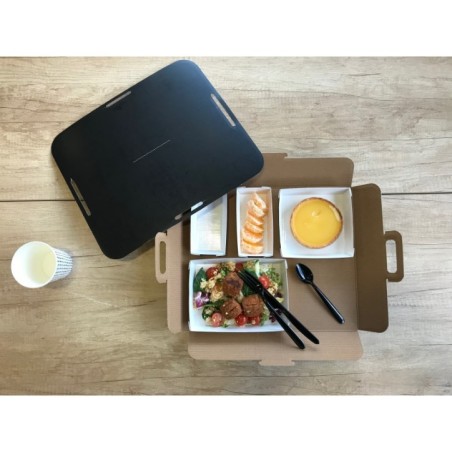 PLATEAU BOX NOIR + COUVERCLE