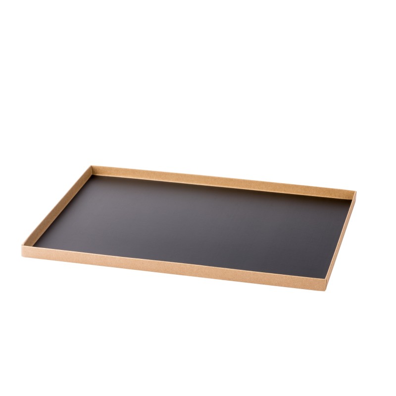 PLATEAU CATERLUX KRAFT/NOIR BORD DROIT ATLAS 1/1