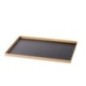 PLATEAU CATERLUX KRAFT/NOIR BORD DROIT ATLAS 1/1