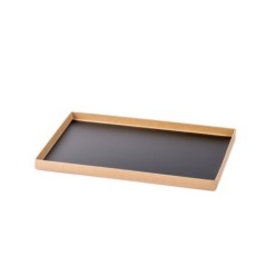 PLATEAU CATERLUX KRAFT/NOIR BORD DROIT ATLAS 1/2