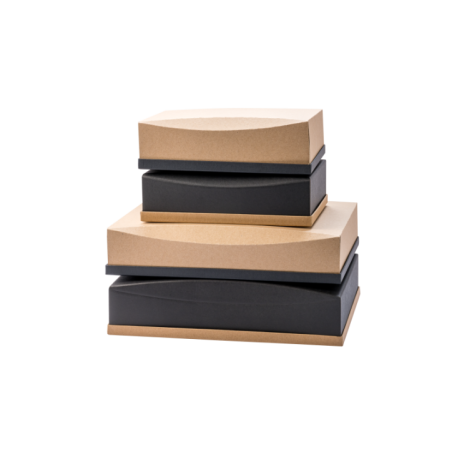 PLATEAU CATERLUX KRAFT/NOIR BORD DROIT ATLAS 1/2