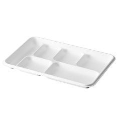 PLATEAU SNACK FIBRA 6 ALVÉOLES