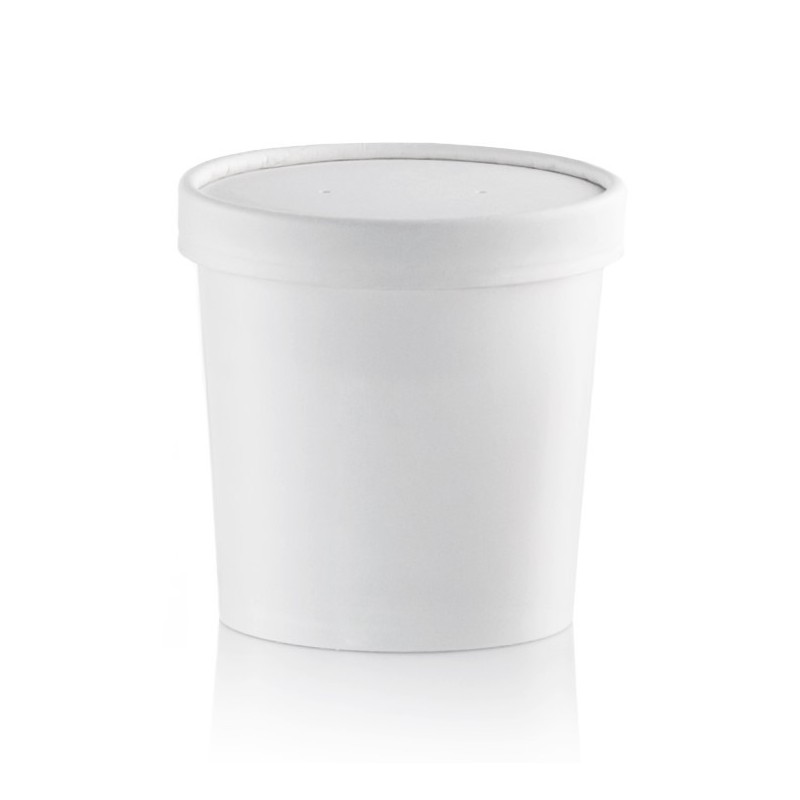 POT MULTI-USAGES BLANC 35 CL + COUVERCLE