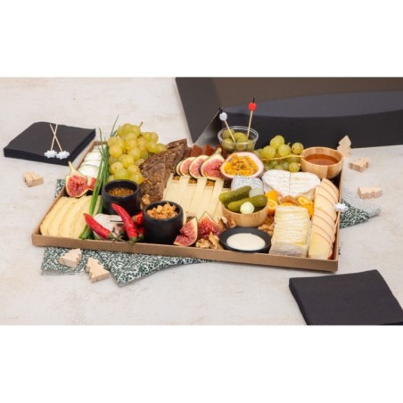 SERVIETTE COCKTAIL NOIRE