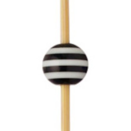STICK PERLE RONDE STRIÉE