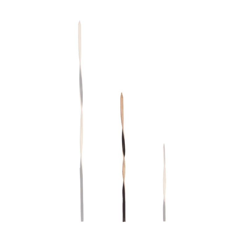 STICK DROIT TORSADE NOIR 120