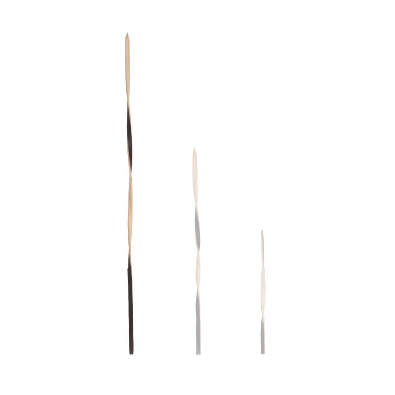 STICK DROIT TORSADE NOIR 180