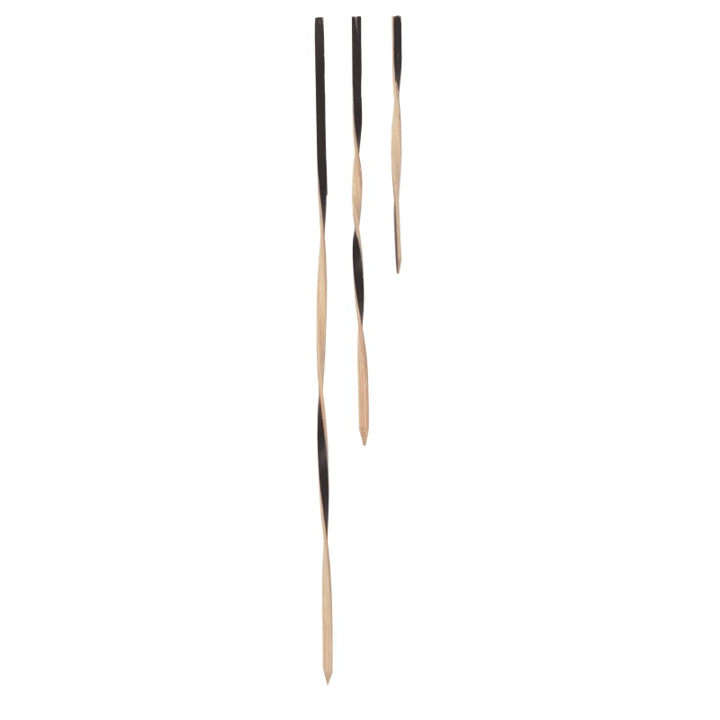 STICK DROIT TORSADE NOIR 70