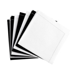 SERVIETTE BLANCHE PLIÉE (10x30)
