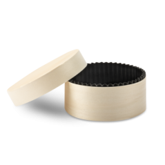 WOODBOX 45CL (FOND + CAISSETTE NOIRE + COUVERCLE)