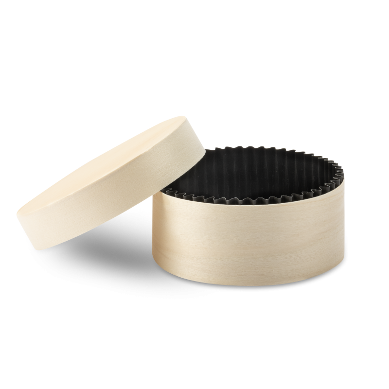 WOODBOX 45CL (FOND + CAISSETTE NOIRE + COUVERCLE)