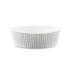 CAISSETTE PAPIER/PET BLANCHE (WB160)