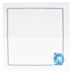 SERVIETTES ECOLABEL DOUBLE POINT 'CADAQUÉS' 18 G/M2 40x40 CM BLANC OUATE (1200 UNITÉ)