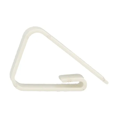 PINCES POUR FIXATION NAPPES   5x3,5x1 CM BLANC PP (100 UNITÉ)