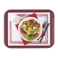 SETS DE TABLE POUR PLATEAUX 'SELF-SERVICE' 48 G/M2 25x31 CM BLANC CELLULOSE (2000 UNITÉ)