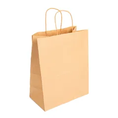 SACS SOS AVEC ANSES 80 G/M2 26+14x32 CM NATUREL KRAFT (250 UNITÉ)
