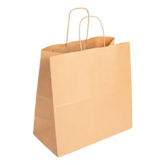 SACS SOS AVEC ANSES 90 G/M2 32+16x31 CM NATUREL KRAFT (250 UNITÉ)