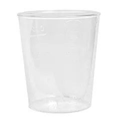 VERRES INJECTÉS LIQUEUR  20 ML Ø 3,7/2,8x4,2 CM TRANSPARENT PS (2700 UNITÉ)
