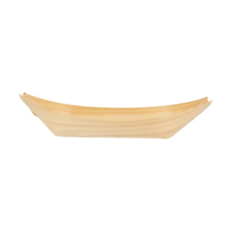 BARQUETTES EN FEUILLE DE PEUPLIER WOOD  22,5x11x3 CM NATUREL BOIS (1000 UNITÉ)