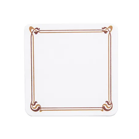DESSOUS DE VERRE MARRON/OCRE