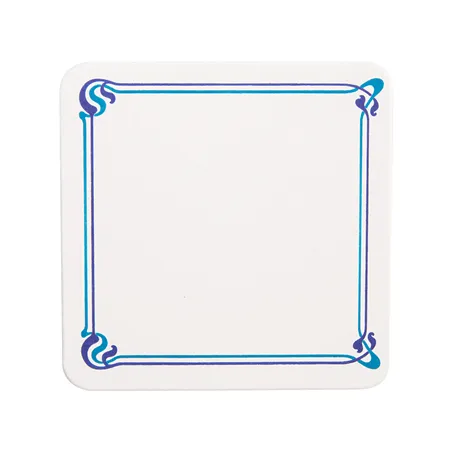 DESSOUS DE VERRE BLEU