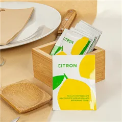 RINCE-DOIGTS RAFRAÎCHISSANTS CITRON 45 G/M2 6x8 CM BLANC CELLULOSE (2000 UNITÉ)