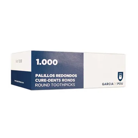 CURE-DENTS RONDS   6,8 CM NATUREL BOIS (1000 UNITÉ)