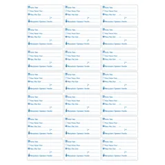 100 FEUILLES x 21 ÉTIQUETTES ÉCHANTILLON