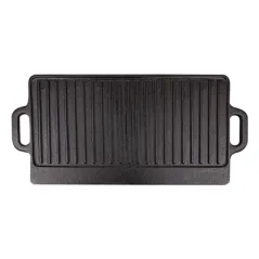 PLAQUE À GRILLER   50,5/42x23x1 CM NOIR FER (1 UNITÉ)