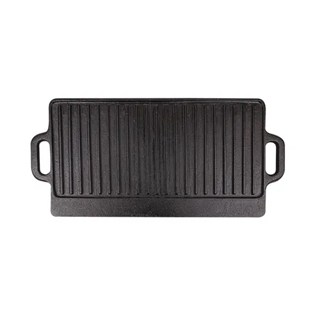 PLAQUE À GRILLER   50,5/42x23x1 CM NOIR FER (1 UNITÉ)